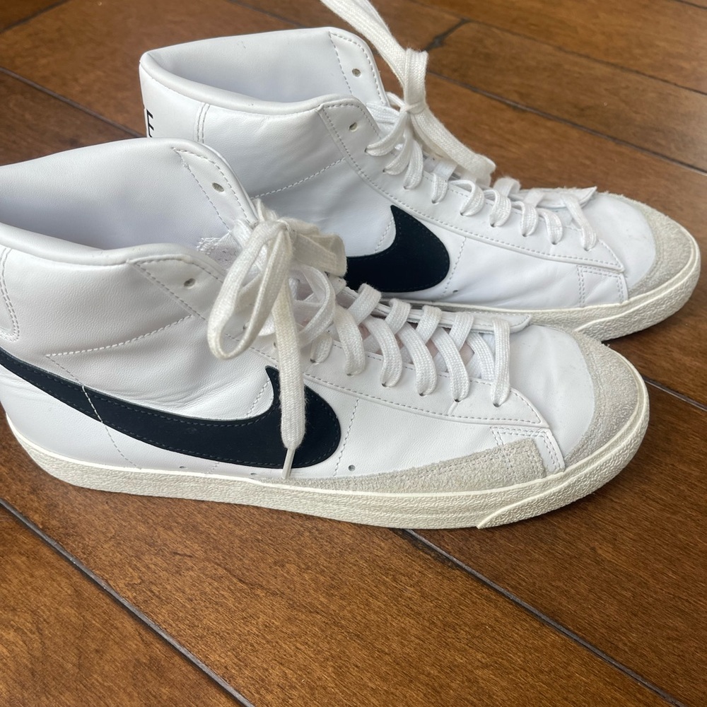 Size 11.5 - Nike Blazer Mid 77 Vintage White Black 2019